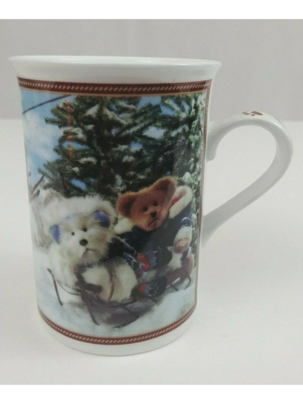 Boyds Bear Collector Mugs Hittin' The Slopes Danbury Mint Coffee Cup